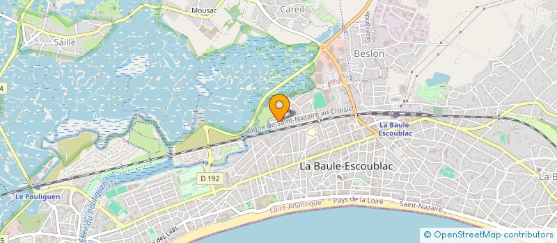 localisation de l'entreprise LG  LA BAULE-ESCOUBLAC