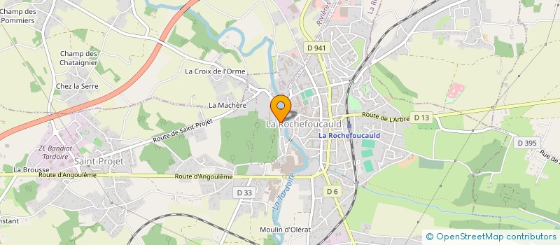 localisation de l'entreprise LG  LA ROCHEFOUCAULD-EN-ANGOUMOIS