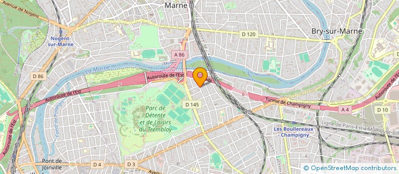 localisation de l'entreprise LG AGENCEMENT à CHAMPIGNY-SUR-MARNE