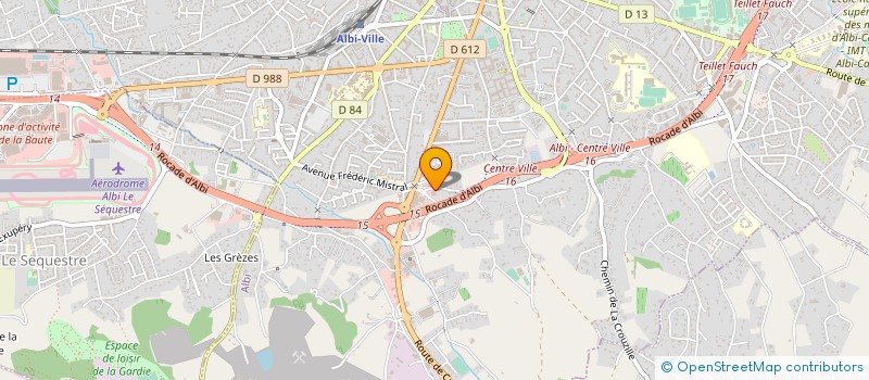 localisation de l'entreprise LG ALBI AUTOMOBILES à ALBI