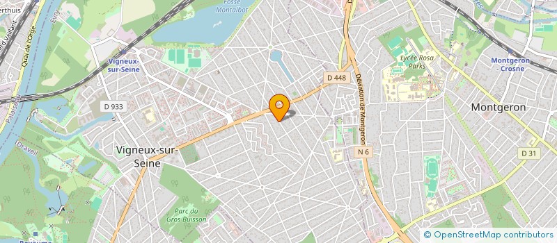 localisation de l'entreprise LG&AP ASSOCIES à VIGNEUX-SUR-SEINE