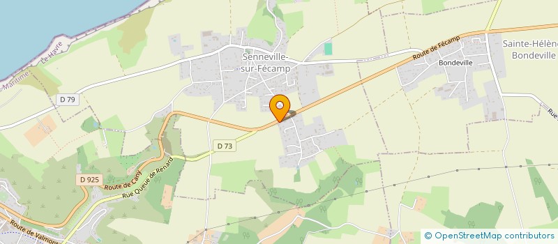 localisation de l'entreprise LG AUTO à SENNEVILLE-SUR-FECAMP