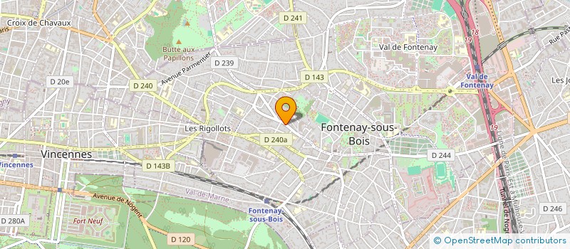 localisation de l'entreprise LG BARDY CONSEIL à FONTENAY-SOUS-BOIS