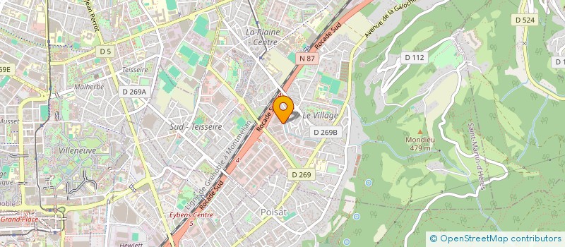 localisation de l'entreprise LG-BAT à SAINT-MARTIN-D'HERES