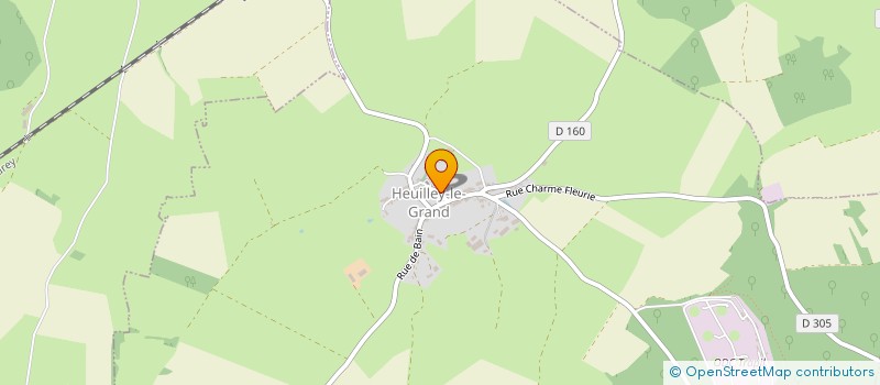 localisation de l'entreprise LG BATIMENT à HEUILLEY-LE-GRAND