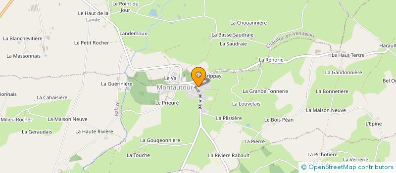 localisation de l'entreprise LG BESNIER  MONTAUTOUR