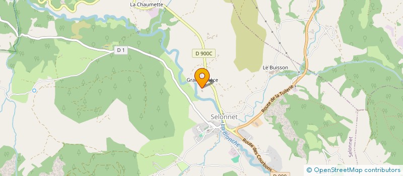 localisation de l'entreprise LG BROYAGE  SELONNET