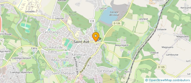 localisation de l'entreprise LG.C  SAINT-AVE