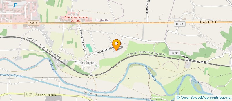 localisation de l'entreprise LG CAMPING-CAR  ESTANCARBON