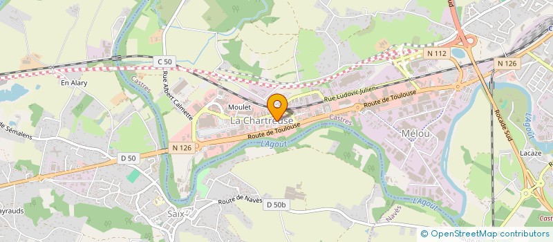 localisation de l'entreprise LG CASTRES AUTOMOBILES à CASTRES