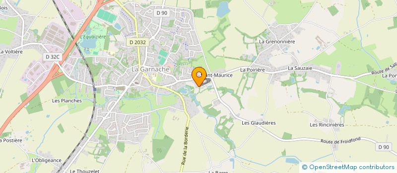 localisation de l'entreprise LG CHIRON  BOIS-DE-CENE