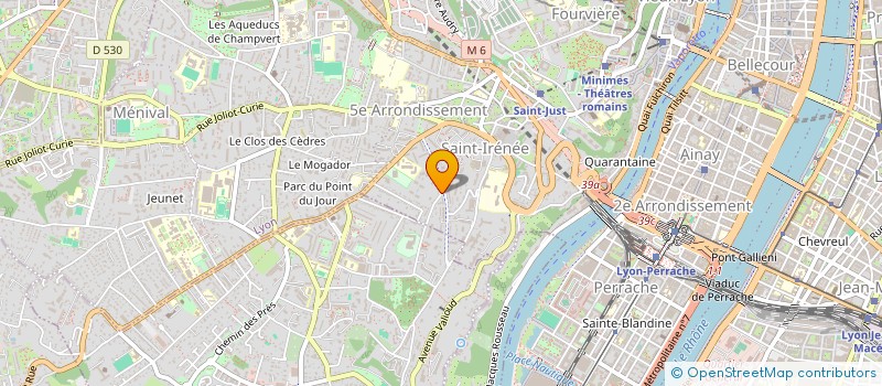localisation de l'entreprise LG CITE INTERNATIONALE à LYON 5EME