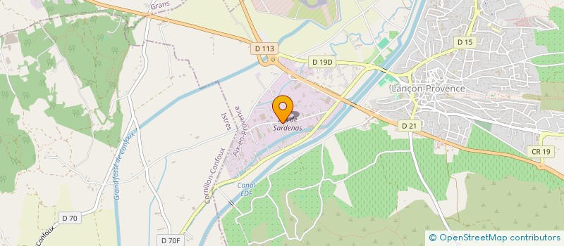 localisation de l'entreprise LG COM SYSTEM  LANCON-PROVENCE