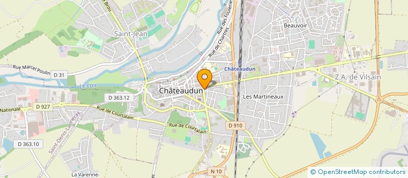 localisation de l'entreprise LG COMPO à CHATEAUDUN