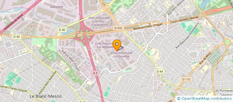 localisation de l'entreprise LG CONNECT  MITRY-MORY