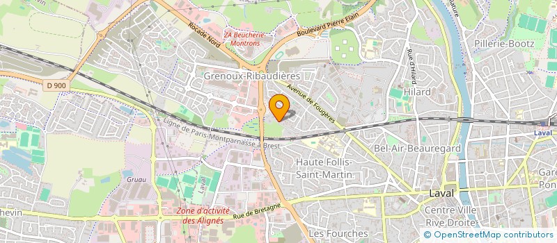 localisation de l'entreprise LG CONSEILS à LAVAL