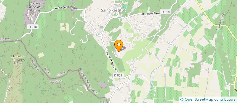 localisation de l'entreprise LG CONSTRUCTION  SAINT-RESTITUT