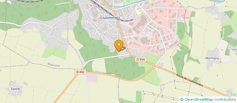 localisation de l'entreprise LG CONSTRUCTION à COULOMMIERS