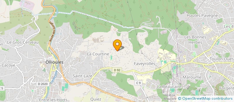 localisation de l'entreprise LG CONSULTANT à OLLIOULES