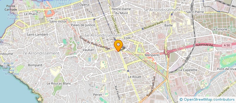 localisation de l'entreprise LG CONSULTING  MARSEILLE