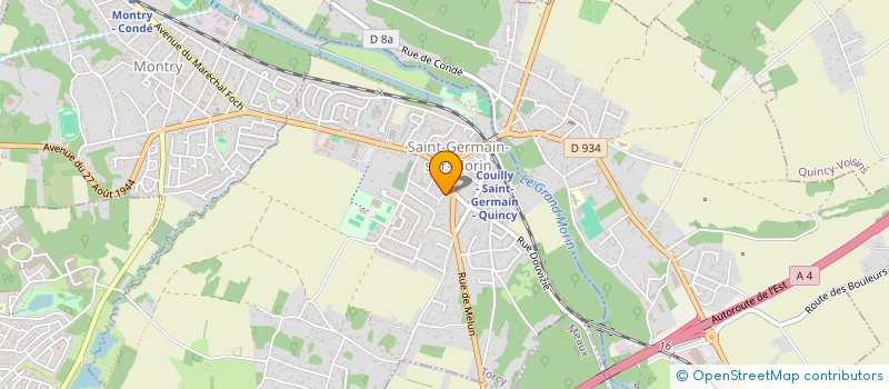 localisation de l'entreprise LG CONSULTING PET FOODS SASU à SAINT-GERMAIN-SUR-MORIN