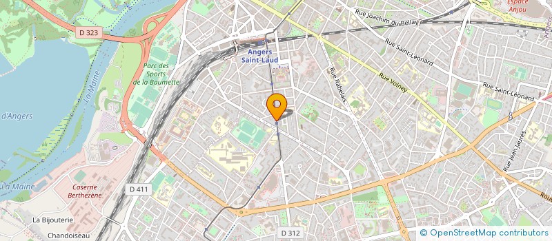 localisation de l'entreprise LG COURTAGE à ANGERS