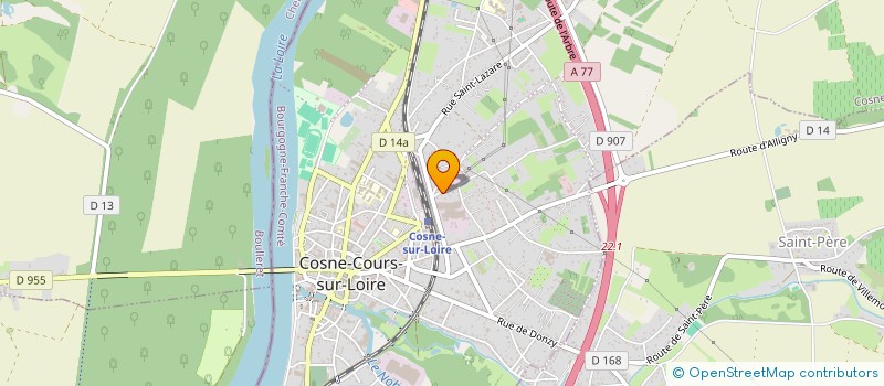 localisation de l'entreprise LG CUISINE à COSNE-COURS-SUR-LOIRE