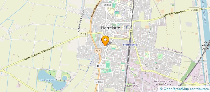 localisation de l'entreprise LG-DEMENAGEMENT à PIERRELATTE