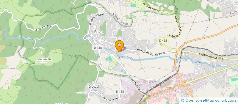 localisation de l'entreprise LG DENEUVILLE  ENVAL