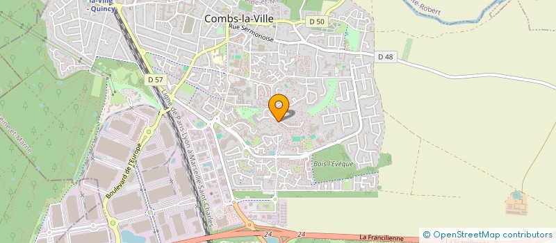 localisation de l'entreprise LG DEPANNAGE  COMBS-LA-VILLE