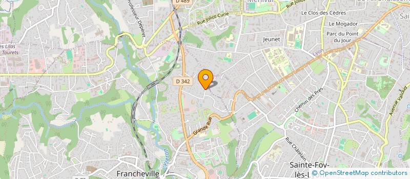 localisation de l'entreprise LG DIFFUSION à FRANCHEVILLE
