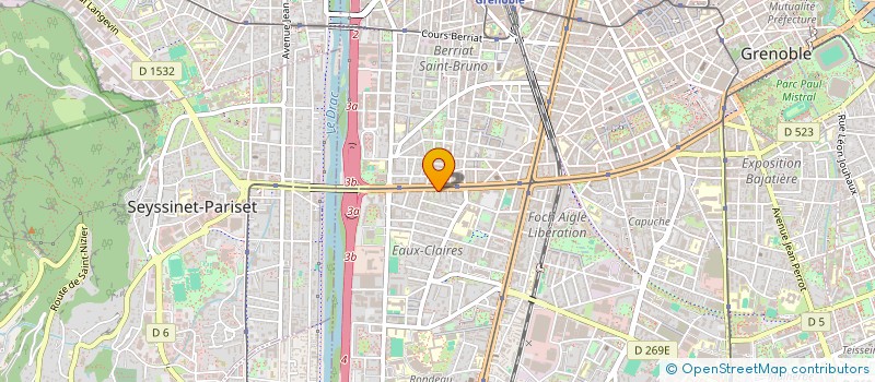 localisation de l'entreprise LG DIS  GRENOBLE