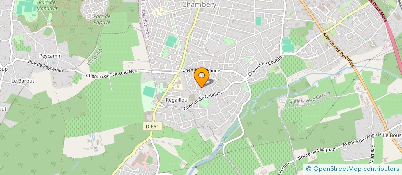 localisation de l'entreprise LG DISTRIBUTION à VILLENAVE-D'ORNON