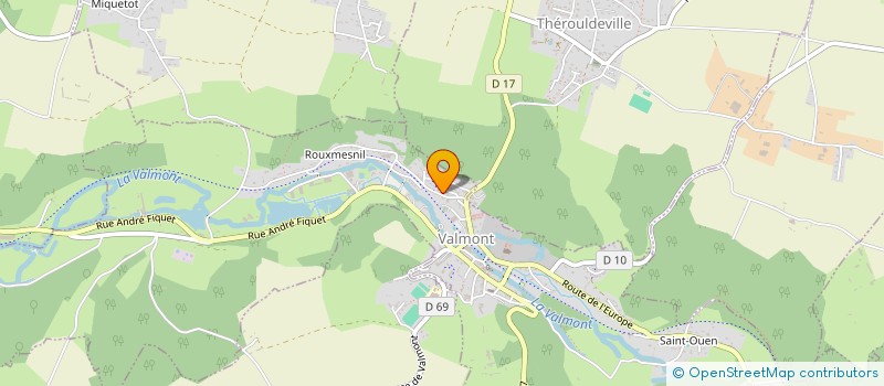 localisation de l'entreprise LG ELECTRICITE à VALMONT