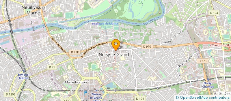 localisation de l'entreprise LG-ENSEIGNE Y à NOISY-LE-GRAND