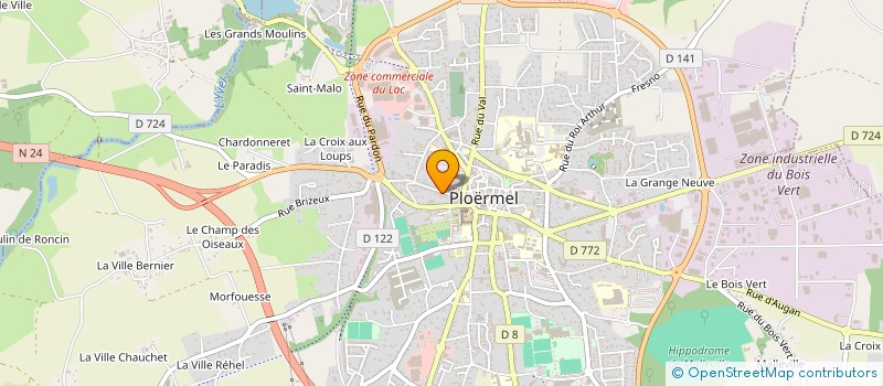 localisation de l'entreprise LG EXTENSION  PLOERMEL