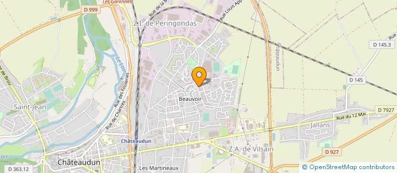 localisation de l'entreprise LG FIBRE à CHATEAUDUN