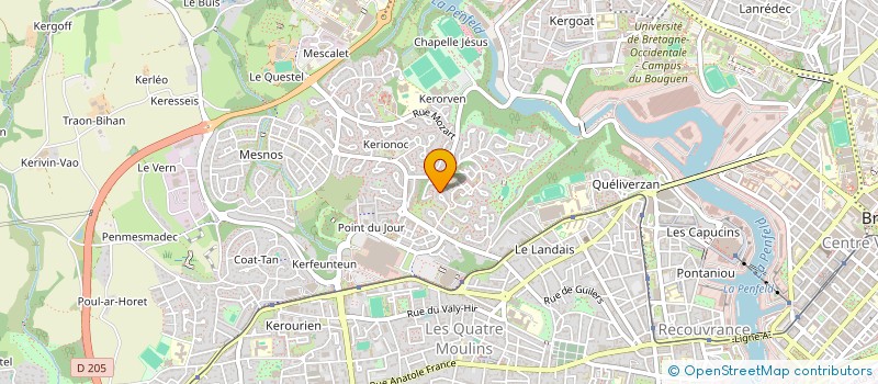 localisation de l'entreprise LG FINANCE à BREST
