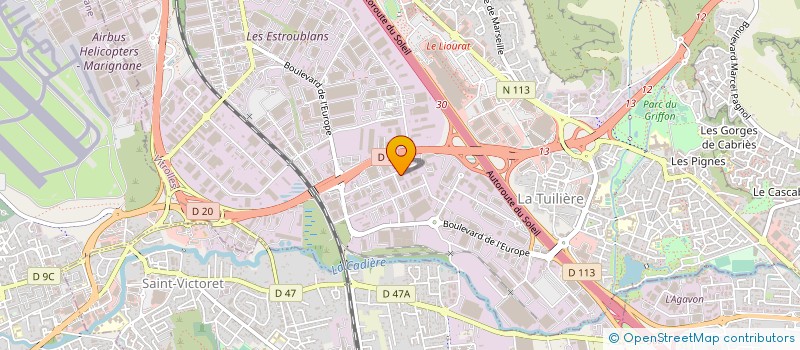 localisation de l'entreprise LG FINANCES à VITROLLES