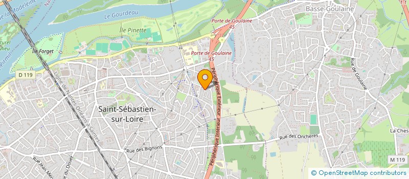 localisation de l'entreprise LG FITNESS  SAINT-SEBASTIEN-SUR-LOIRE