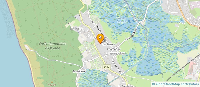 localisation de l'entreprise LG FUSION à LES SABLES D'OLONNE