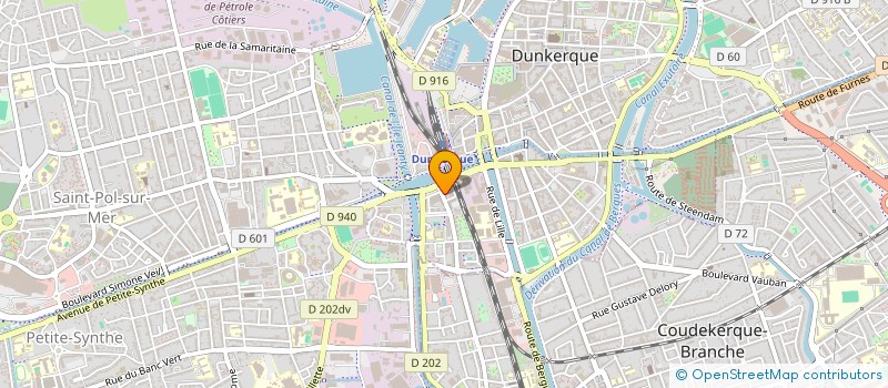 localisation de l'entreprise LG GESTION à DUNKERQUE