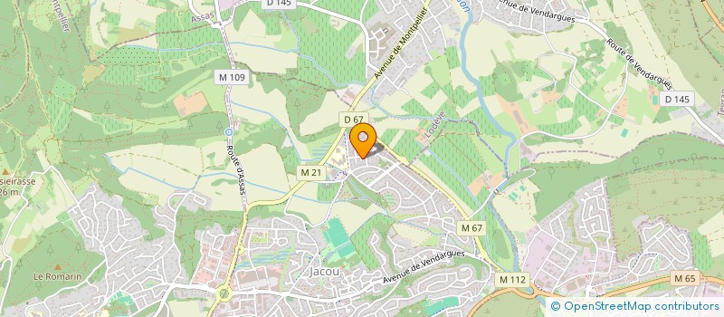localisation de l'entreprise LG GESTION à JACOU