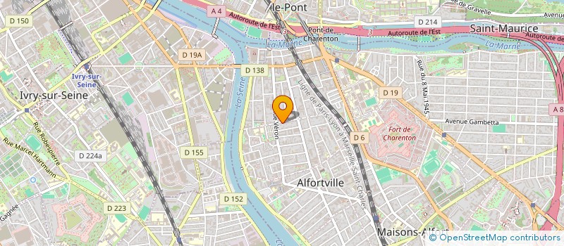 localisation de l'entreprise LG GROUP  ALFORTVILLE