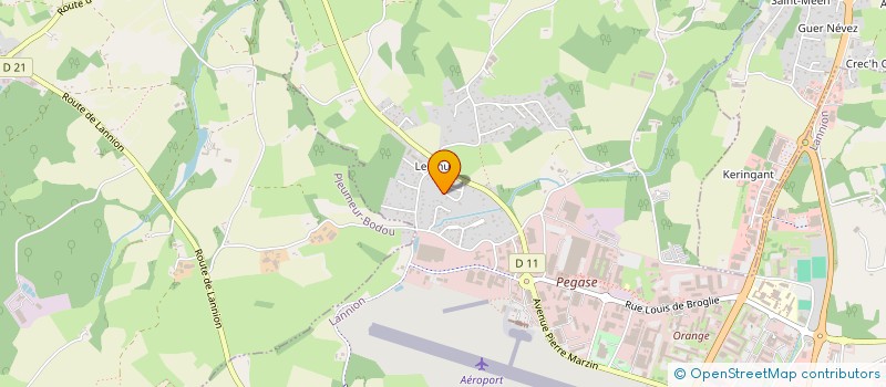 localisation de l'entreprise LG GROUPE  LANNION