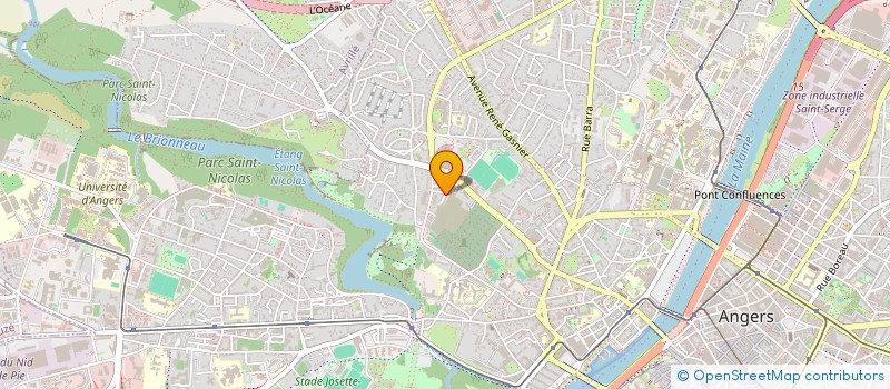 localisation de l'entreprise LG HOLDING à ANGERS