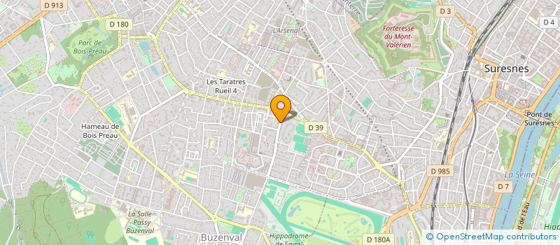 localisation de l'entreprise LG HOLDING à RUEIL-MALMAISON