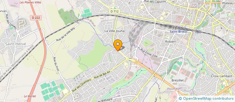 localisation de l'entreprise LG IMMO  PLOUFRAGAN