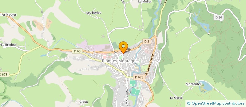 localisation de l'entreprise LG IMMO à RIOM-ES-MONTAGNES