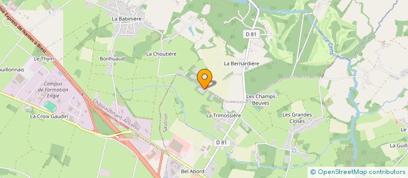 localisation de l'entreprise LG IMMOBILIER à SAUTRON